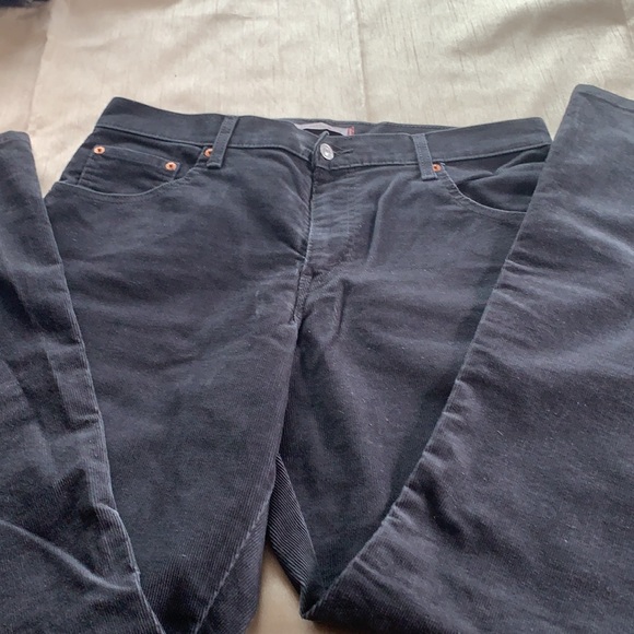 Levi's Relaxed Bootcut Gray Corduroy - Picture 3 of 5